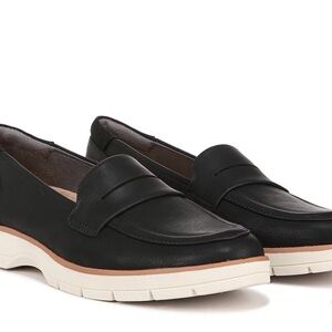 Dr Scholl’s black loafers